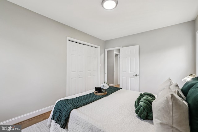 202 Piping Rock Dr, Silver Spring, MD 20905 - bedroom with wood finished floors and a closet