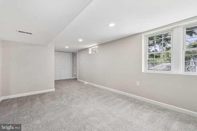 202 Piping Rock Dr, Silver Spring, MD 20905 - carpeted empty room with baseboards and recessed lighting
