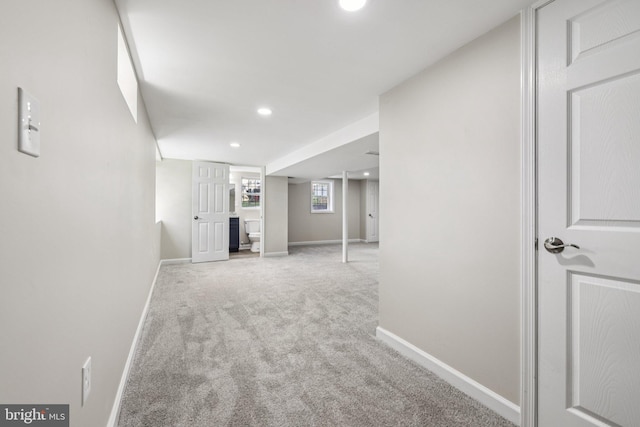202 Piping Rock Dr, Silver Spring, MD 20905 - hall featuring carpet and recessed lighting