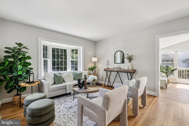 202 Piping Rock Dr, Silver Spring, MD 20905 - living area featuring light wood-type flooring and plenty of natural light
