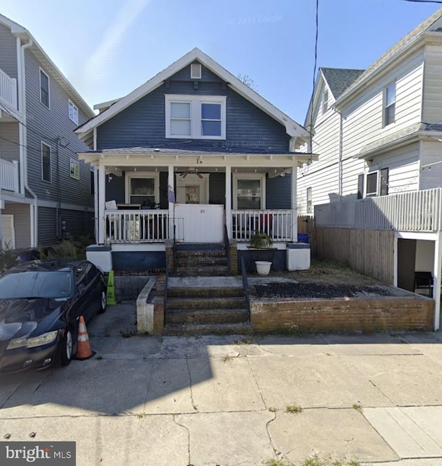 14 S Weymouth Ave, Ventnor City, NJ 08406 - bungalow-style home with covered porch