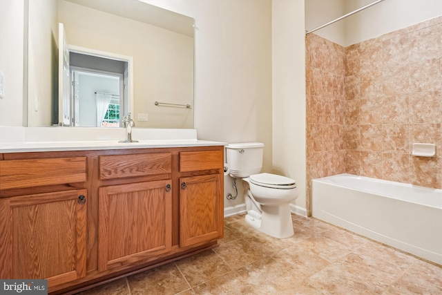 130 Ambrose Ln, Fredericksburg, VA 22406 - full bath with vanity, shower / washtub combination, and tile patterned flooring