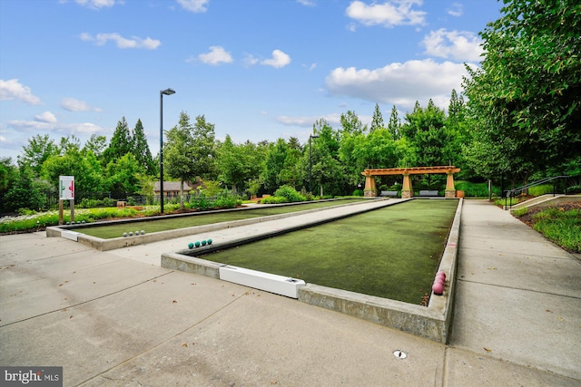 130 Ambrose Ln, Fredericksburg, VA 22406 - view of property's community featuring a bocce ball area and view of scattered trees