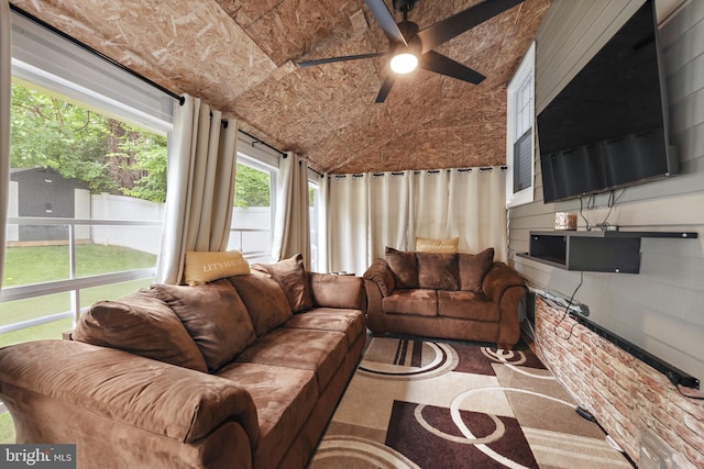 2619 Poplar Dr, Baltimore, MD 21207 - living room featuring ceiling fan