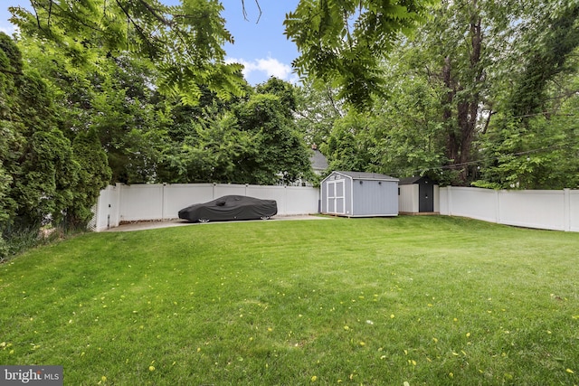 2619 Poplar Dr, Baltimore, MD 21207 - fenced backyard with a storage shed