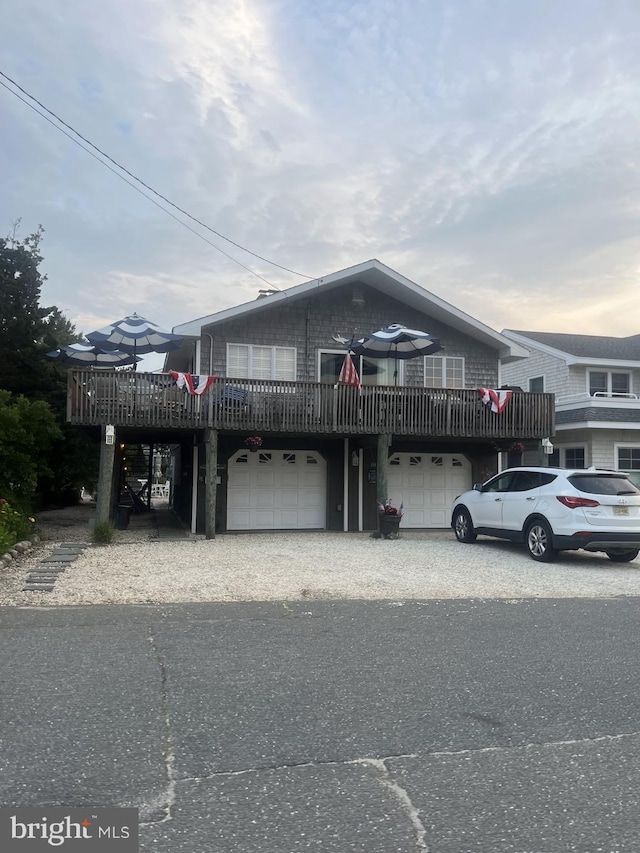 18 N 19th St, Surf City, NJ 08008 - view of front of property with a garage