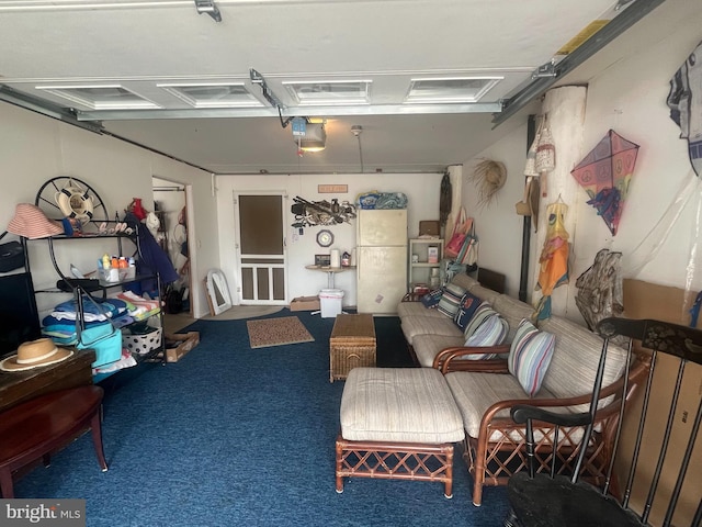 18 N 19th St, Surf City, NJ 08008 - garage featuring a garage door opener