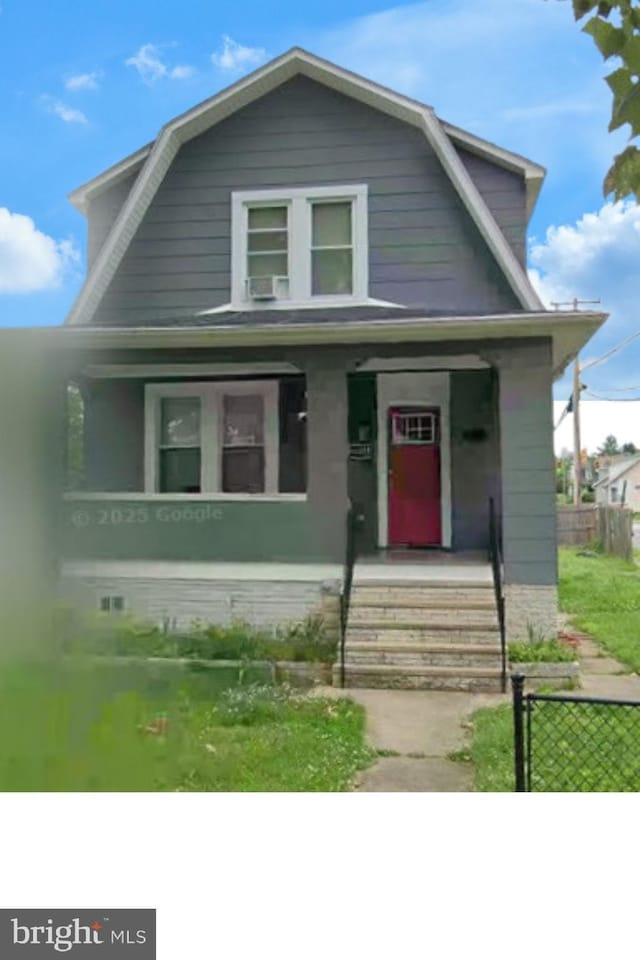 4310 Stanwood Ave, Baltimore, MD 21206 - dutch colonial with a gambrel roof and a porch
