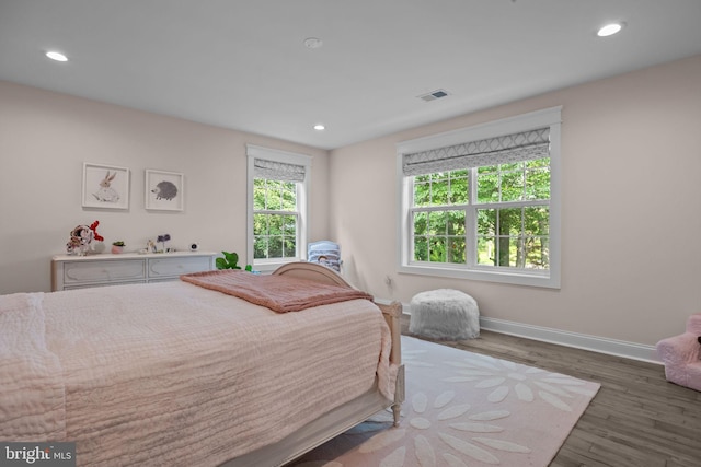 4245 Mechanicsville Rd, Doylestown, PA 18902 - bedroom with recessed lighting and wood finished floors