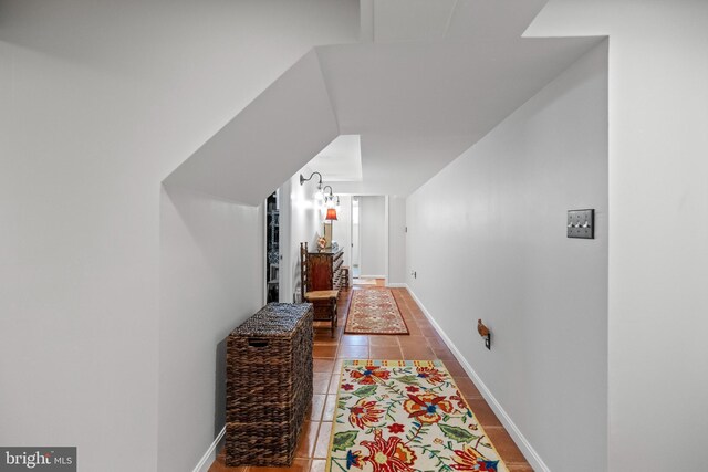5114 14th St N, Arlington, VA 22205 - hallway with tile patterned floors and baseboards