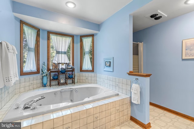 12810 Kending Ln, Clear Spring, MD 21722 - full bathroom with a jetted tub and baseboards