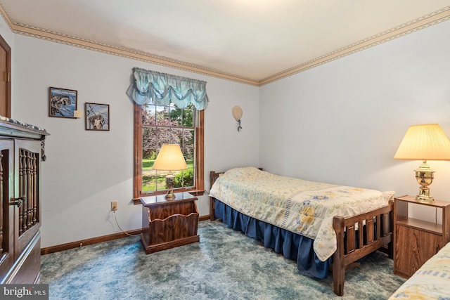 12810 Kending Ln, Clear Spring, MD 21722 - bedroom with carpet floors and ornamental molding