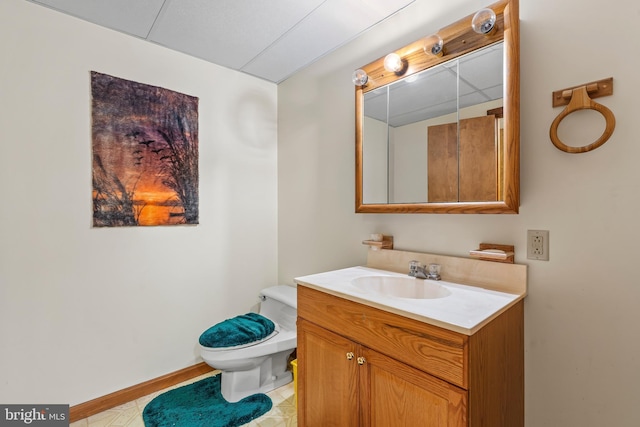 12810 Kending Ln, Clear Spring, MD 21722 - half bathroom with toilet and vanity