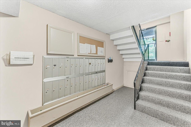 400 Glendale Rd Unit G-13, Havertown, PA 19083 - surrounding community featuring mail area, stairs, and a textured ceiling