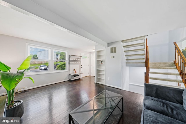 9946 Canvasback Way, Damascus, MD 20872 - living room with wood finished floors and stairway