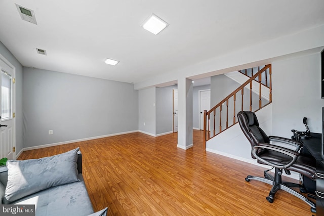 9946 Canvasback Way, Damascus, MD 20872 - office space with light wood finished floors and baseboards
