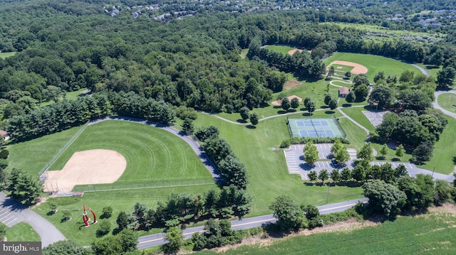 9946 Canvasback Way, Damascus, MD 20872 - aerial view of a heavily wooded area