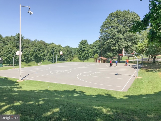 9946 Canvasback Way, Damascus, MD 20872 - view of basketball court with community basketball court and a lawn