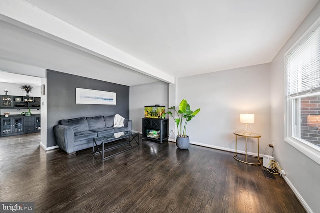 9946 Canvasback Way, Damascus, MD 20872 - living area with wood finished floors and baseboards