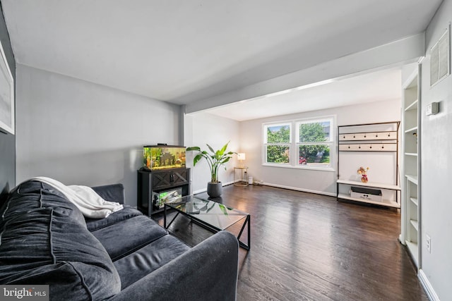 9946 Canvasback Way, Damascus, MD 20872 - living area featuring wood finished floors and baseboards