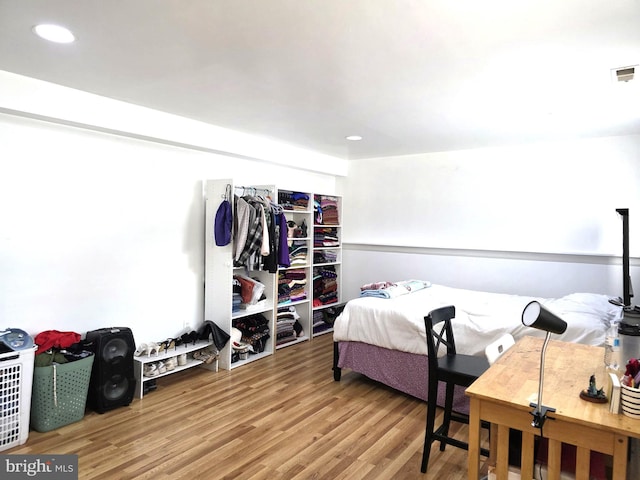 6529 Huntshire Dr, Elkridge, MD 21075 - bedroom with wood finished floors and recessed lighting