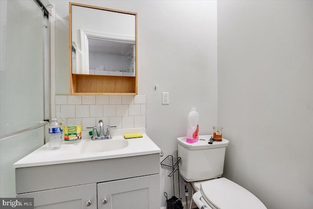 301 Broad St, Beverly, NJ 08010 - bathroom featuring backsplash and vanity