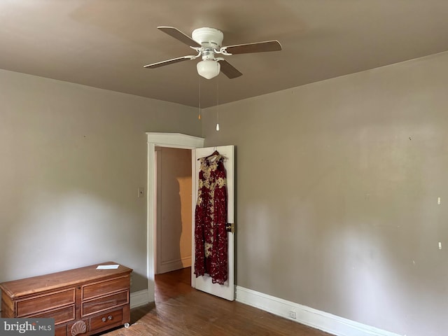 5122 Stenton Ave, Philadelphia, PA 19144 - spare room featuring ceiling fan and wood finished floors