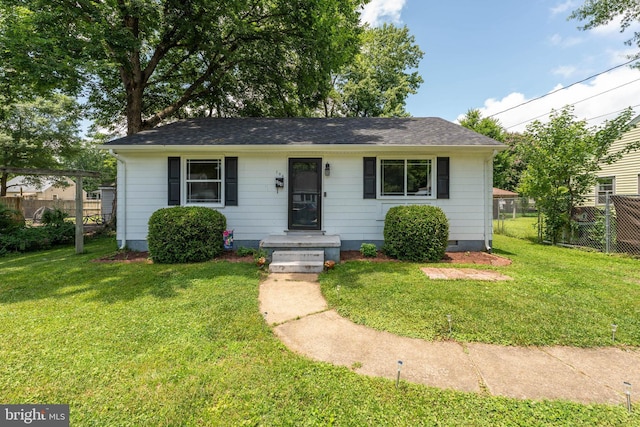 104 N Beech Ave, Highland Springs, VA 23075 - view of front of house featuring a shingled roof and crawl space