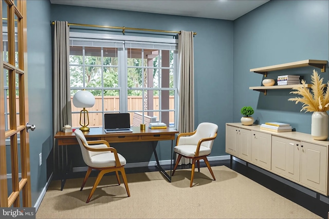 114 Herndon Mill Cir, Herndon, VA 20170 - office featuring dark carpet