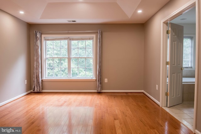 114 Herndon Mill Cir, Herndon, VA 20170 - spare room with light wood finished floors and recessed lighting