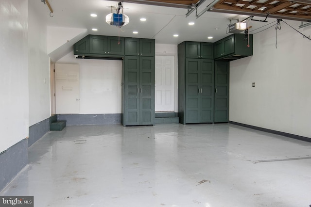 114 Herndon Mill Cir, Herndon, VA 20170 - garage with a garage door opener and recessed lighting