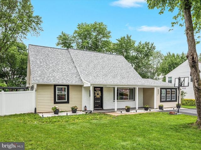 13222 Parson Ln, Fairfax, VA 22033 - view of front facade with roof with shingles and a porch