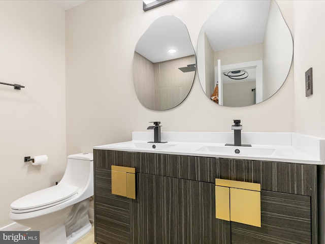 13222 Parson Ln, Fairfax, VA 22033 - full bath with double vanity and toilet