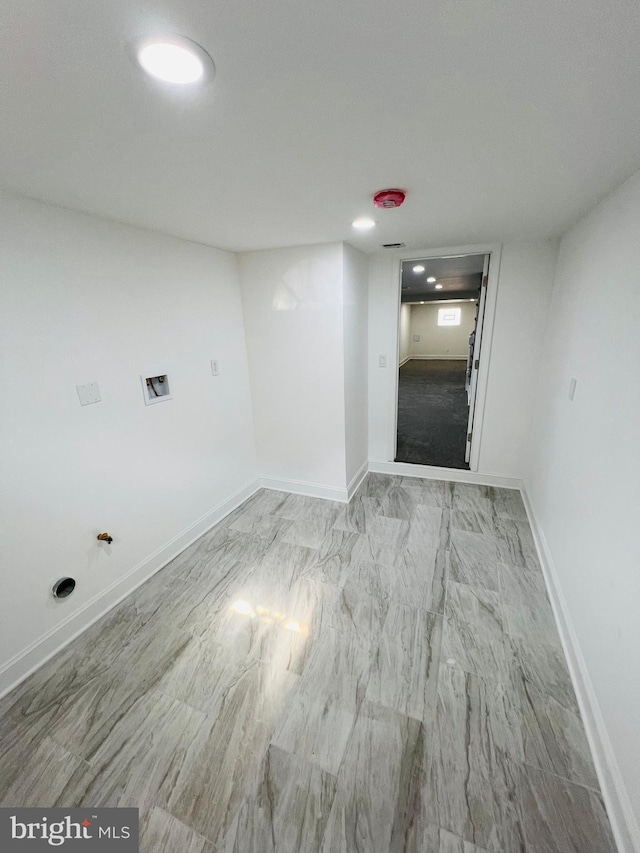 6610 N Smedley St, Philadelphia, PA 19126 - unfurnished room featuring baseboards and marble look tiles