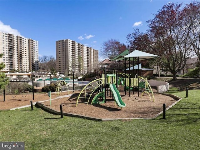 205 Yoakum Pkwy Unit 1712, Alexandria, VA 22304 - community jungle gym featuring a lawn