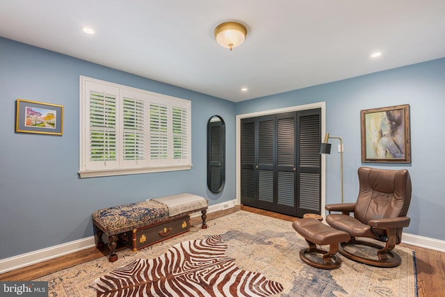 4704 Sweetbriar Cir, Emmaus, PA 18049 - living area with wood finished floors and recessed lighting