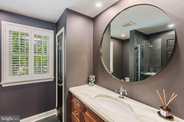 4704 Sweetbriar Cir, Emmaus, PA 18049 - full bathroom with vanity and a tile shower
