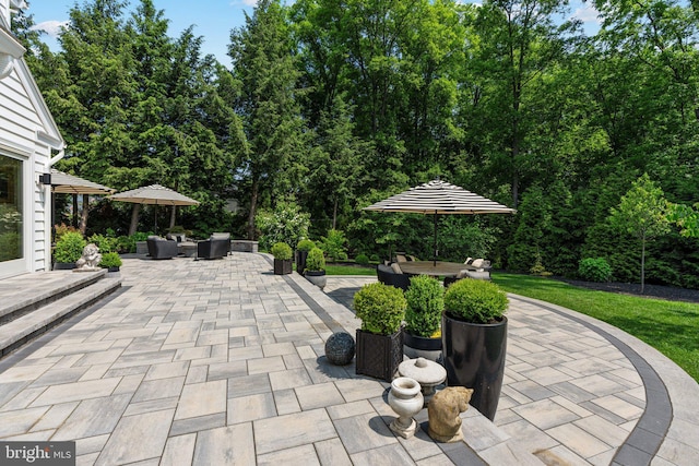 4704 Sweetbriar Cir, Emmaus, PA 18049 - view of patio / terrace featuring outdoor lounge area