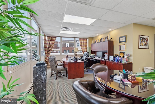 119 S Easton Rd, Glenside, PA 19038 - carpeted office featuring a drop ceiling