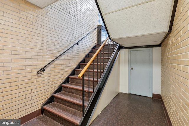 119 S Easton Rd, Glenside, PA 19038 - stairs featuring baseboards and tile patterned floors