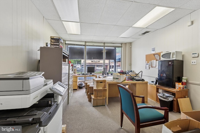 119 S Easton Rd, Glenside, PA 19038 - carpeted office space featuring a paneled ceiling