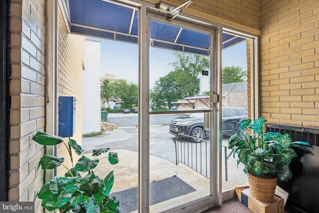 119 S Easton Rd, Glenside, PA 19038 - doorway featuring brick wall