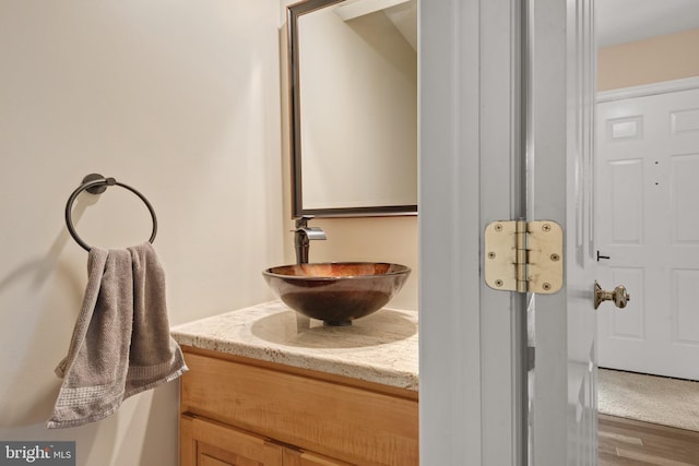1817 Old Farm Ln, Lancaster, PA 17602 - bathroom with vanity and wood finished floors