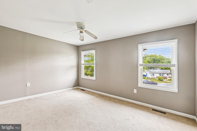 12 Bantry Ct, Waldorf, MD 20602 - empty room with a ceiling fan and carpet flooring