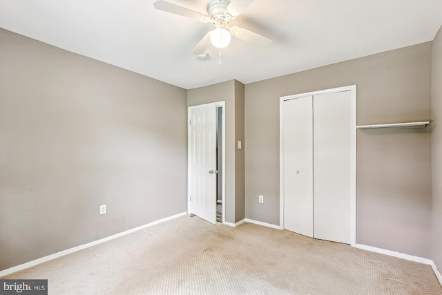 12 Bantry Ct, Waldorf, MD 20602 - unfurnished bedroom featuring carpet flooring, a closet, and ceiling fan