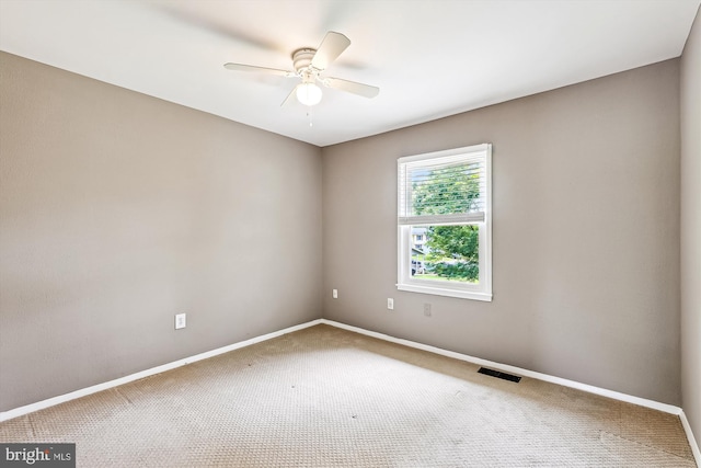 12 Bantry Ct, Waldorf, MD 20602 - carpeted spare room featuring a ceiling fan and baseboards