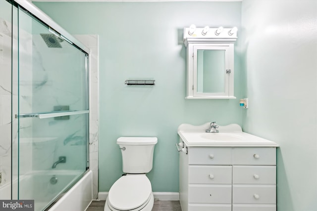 12 Bantry Ct, Waldorf, MD 20602 - bathroom with vanity and bath / shower combo with glass door