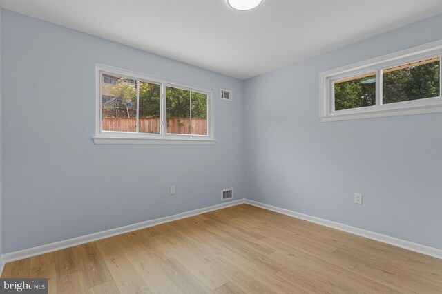 7306 Gavin St, Hyattsville, MD 20784 - spare room featuring light wood-style flooring and baseboards