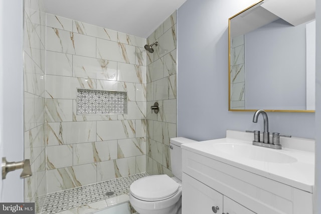 7306 Gavin St, Hyattsville, MD 20784 - bathroom featuring vanity and a tile shower