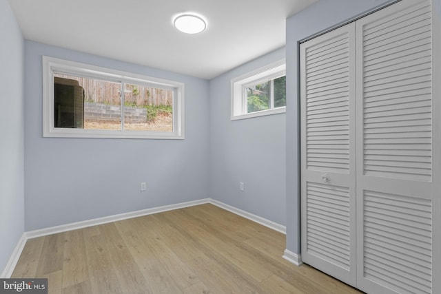 7306 Gavin St, Hyattsville, MD 20784 - unfurnished bedroom with a closet and light wood finished floors
